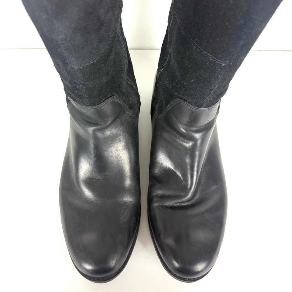 Rockport Tristina Buckle Riding Tall Boots Black Leather adiPRENE by Adidas 11 - Picture 7 of 14